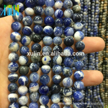 Gemstone Beads Natural Jewelry Stone Beads 4mm -12mm AAA Quality Natural Brazilian Sodalite